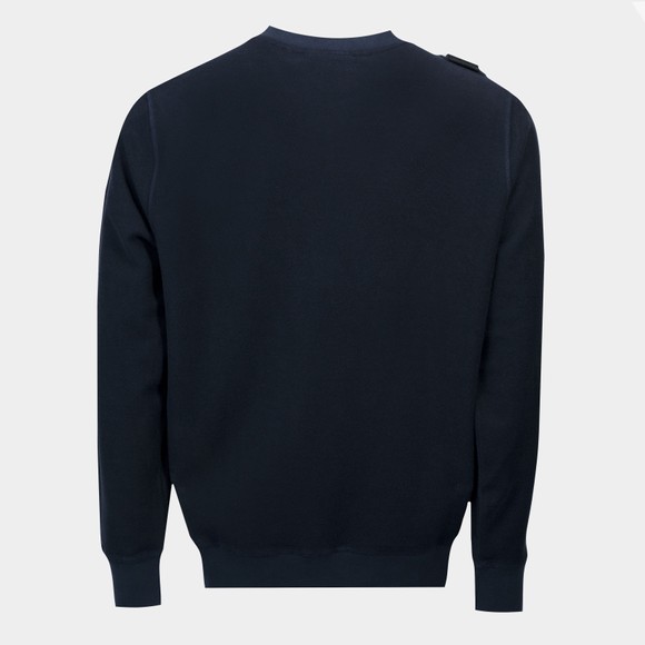 Ma.Strum Mens Blue Rev Loopback Crew Sweatshirt #4