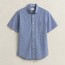 Classic Gingham Poplin Short Sleeve Shirt