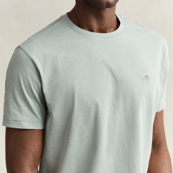 Gant Mens Green Shield Short Sleeve  T-Shirt main image
