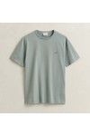 Gant Mens Green Shield Short Sleeve  T-Shirt