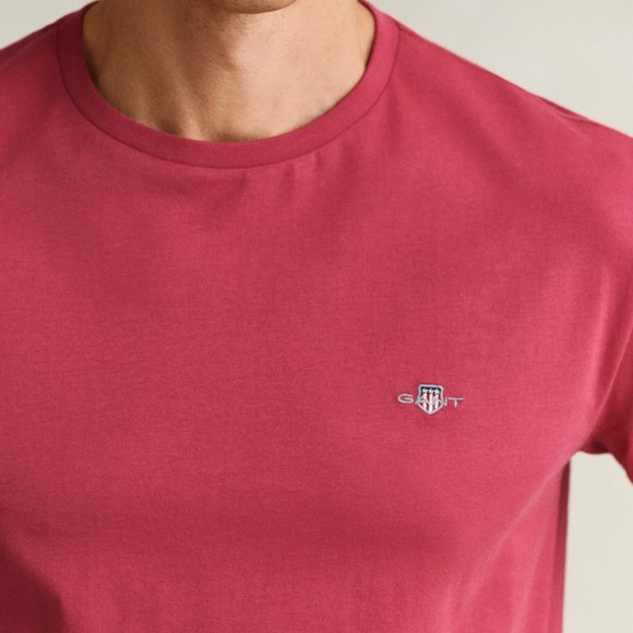 Gant Mens Red Shield Short Sleeve  T-Shirt main image