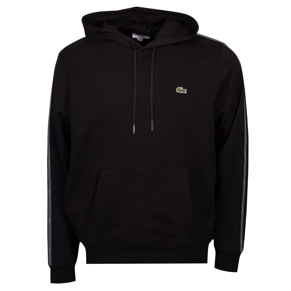 Logo Stripe Hooded Sweatshirt