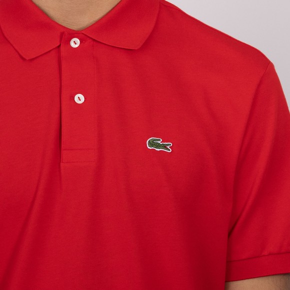 Lacoste Mens Red L1212 Light Polo Shirt #3