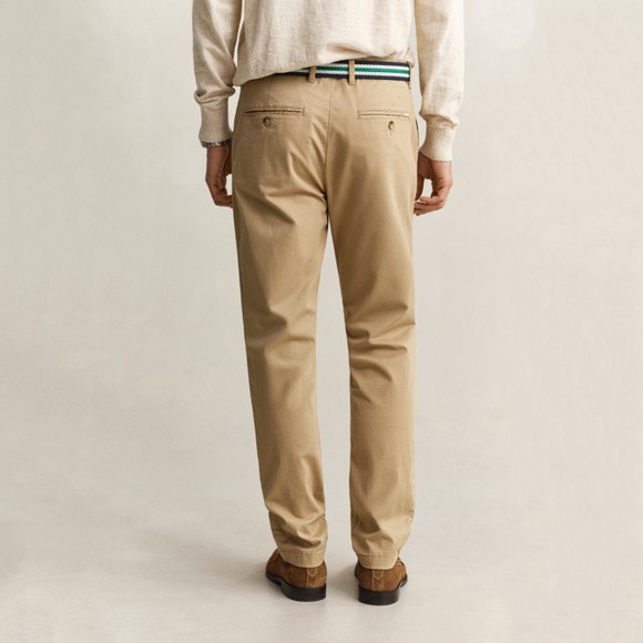 Gant Mens Brown Classic Slim Fit Chinos main image