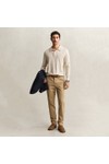 Gant Mens Brown Classic Slim Fit Chinos