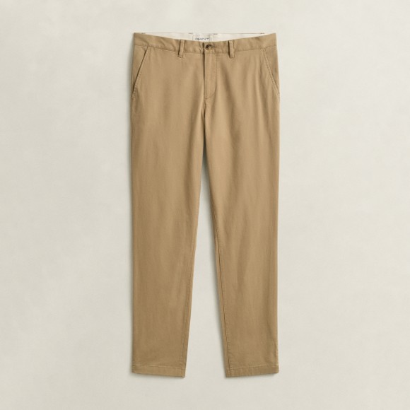 Gant Mens Brown Classic Slim Fit Chinos