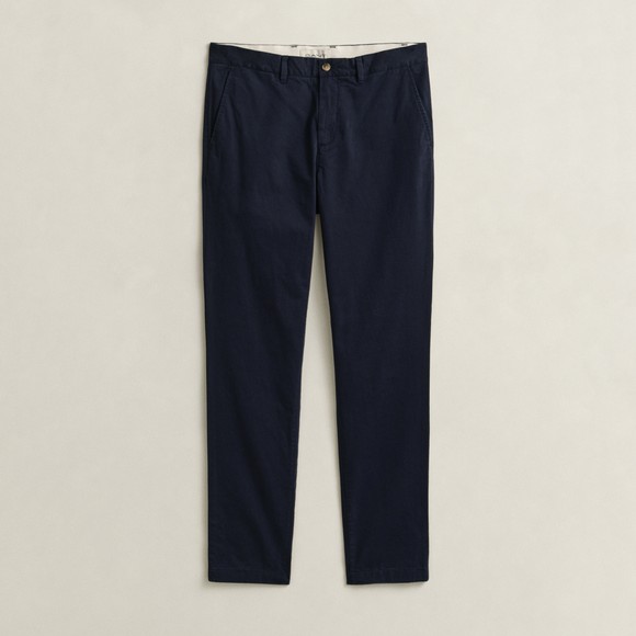 Gant Mens Blue Classic Slim Fit Chinos