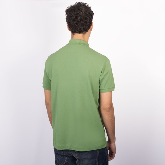 Lacoste Mens Green L1212 Plain Polo Shirt #4