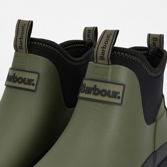 Barbour Lifestyle Mens Green Ridge Wellington Boot #4