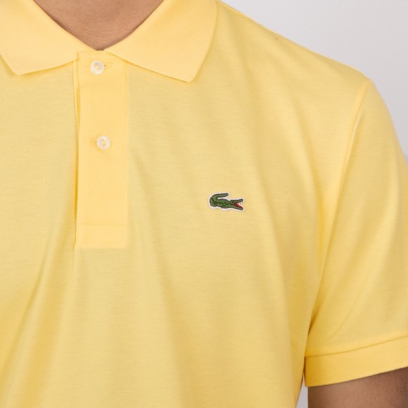 Lacoste Mens Yellow L1212 Light Polo Shirt #3