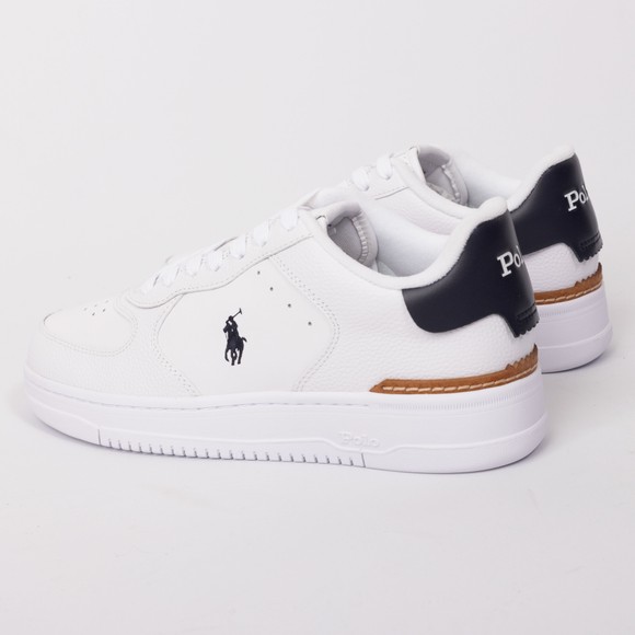 Polo Ralph Lauren Mens White Masters Court Trainer #3