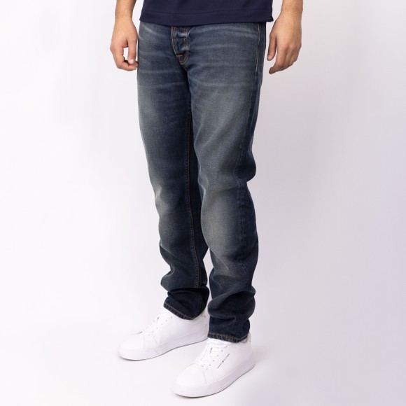 Nudie Jeans Mens Blue Solid Ollie Jean main image