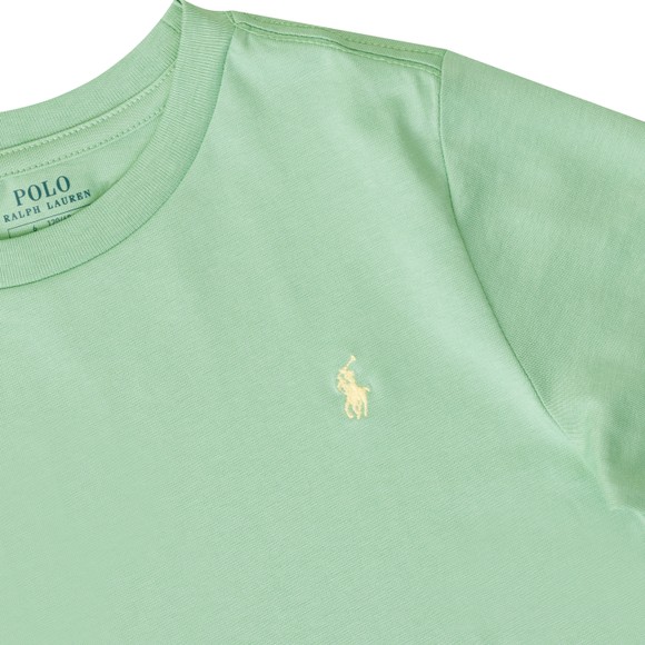 Polo Ralph Lauren Boys Green Boys Cotton Jersey Crew T Shirt #3
