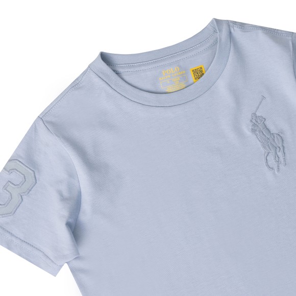 Polo Ralph Lauren Boys Blue Boys Large Polo Player Crew T Shirt #3