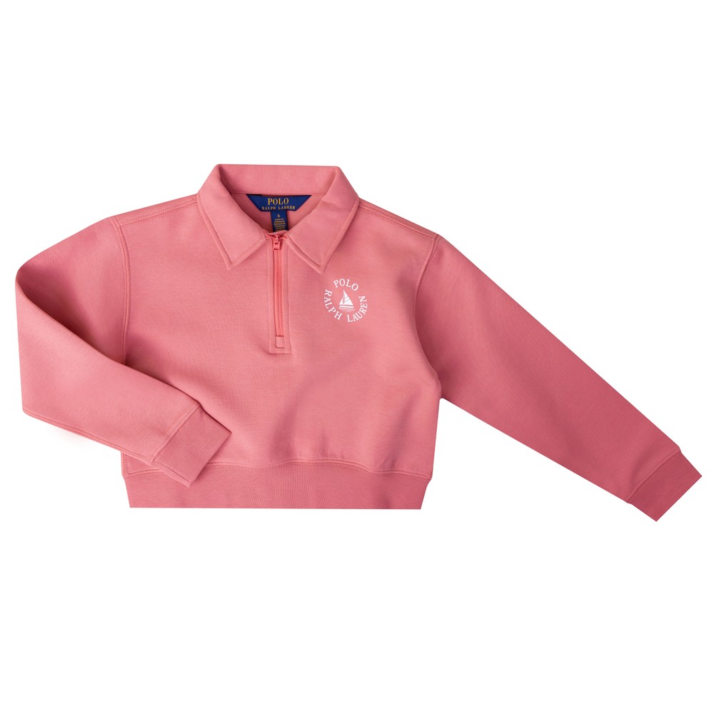 Double Knit Collared Sweatshirt