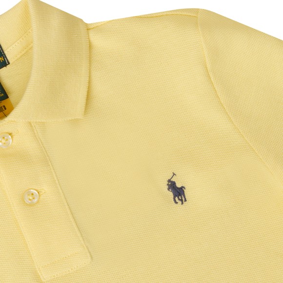 Polo Ralph Lauren Boys Yellow Boys Iconic Mesh Polo Shirt #3