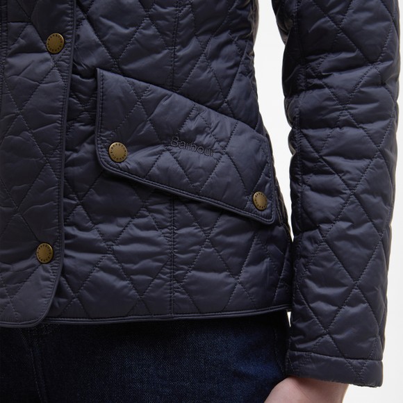Barbour Lifestyle Womens Blue Flyweight Cavalry Quilted Jacket #3