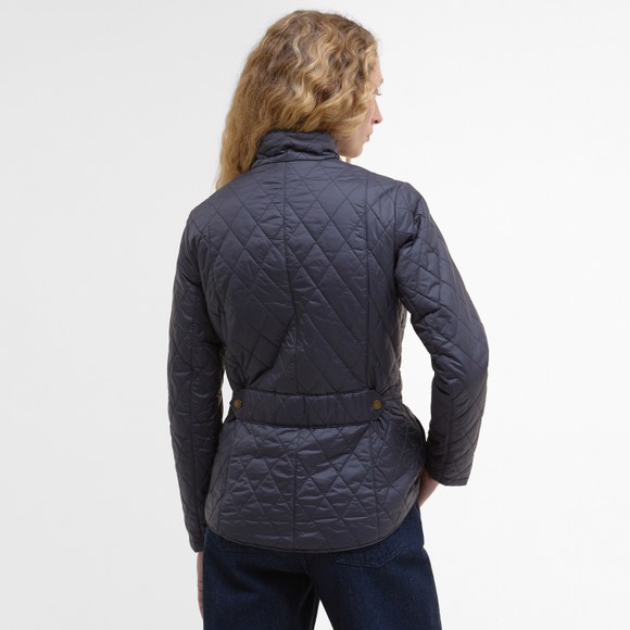 Barbour Lifestyle Womens Blue Flyweight Cavalry Quilted Jacket #4