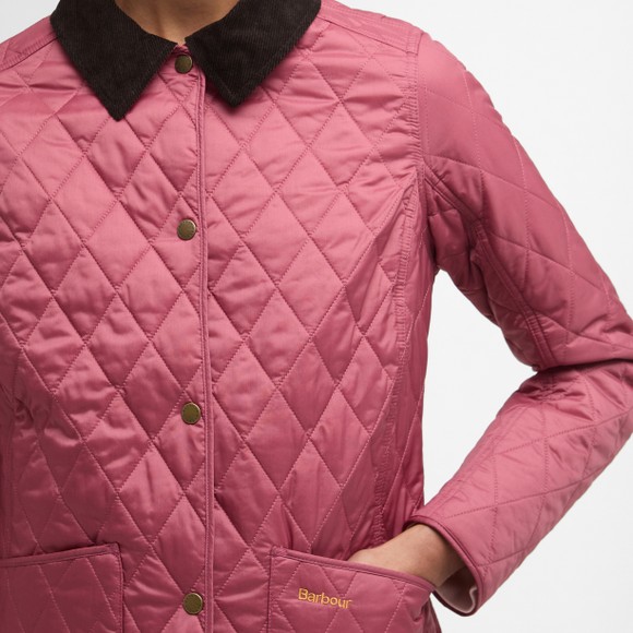 Barbour Lifestyle Womens Red Annandale Quilted Jacket #3