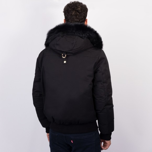Moose Knuckles Mens Black Ballistic Bomber #4