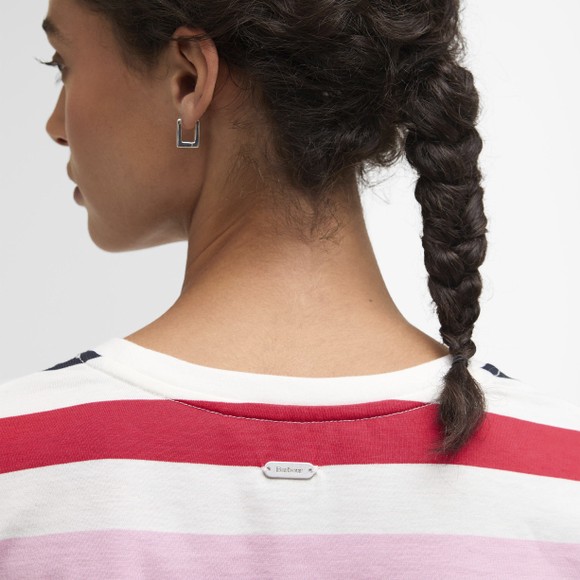 Barbour Lifestyle Womens Red Lyndale Top #3