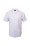 Gant Mens White Poplin AOP Short Sleeve Shirt