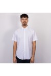 Gant Mens White Poplin AOP Short Sleeve Shirt