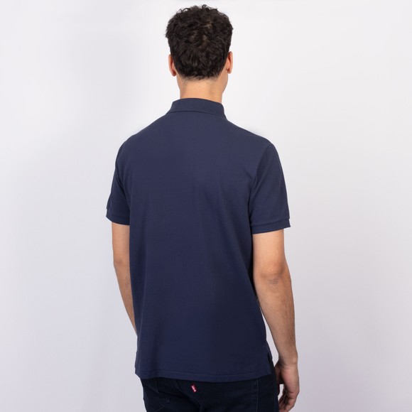 Polo Ralph Lauren Mens Blue Custom Slim Fit Short Sleeve Polo Shirt #4