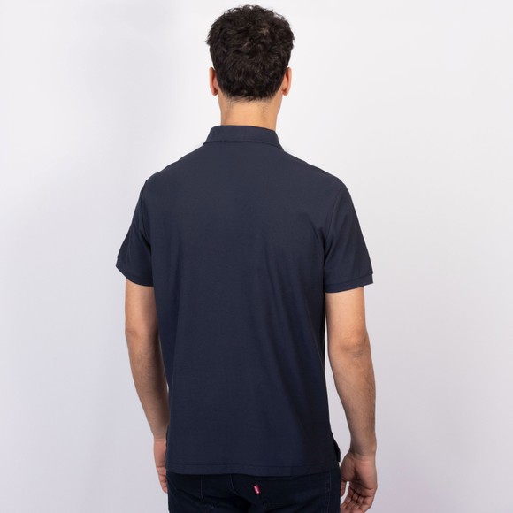 Polo Ralph Lauren Mens Blue Custom Slim Fit Honeycomb Mesh Polo Shirt #4