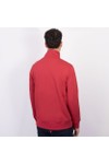 Gant Mens Red Shield Quarter Zip Sweatshirt