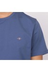 Gant Mens Blue Shield Short Sleeve  T-Shirt