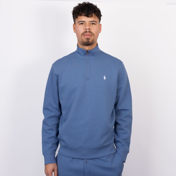 Polo Ralph Lauren Mens Blue Tech Fleece Quarter Zip #2