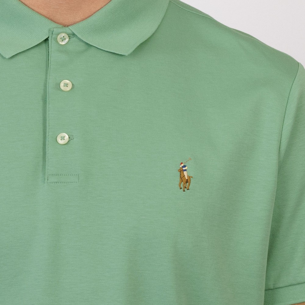 Polo Ralph Lauren Custom Slim Fit Pima Polo Shirt | Oxygen Clothing