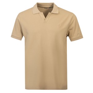 Custom Slim Fit Open Neck Polo Shirt
