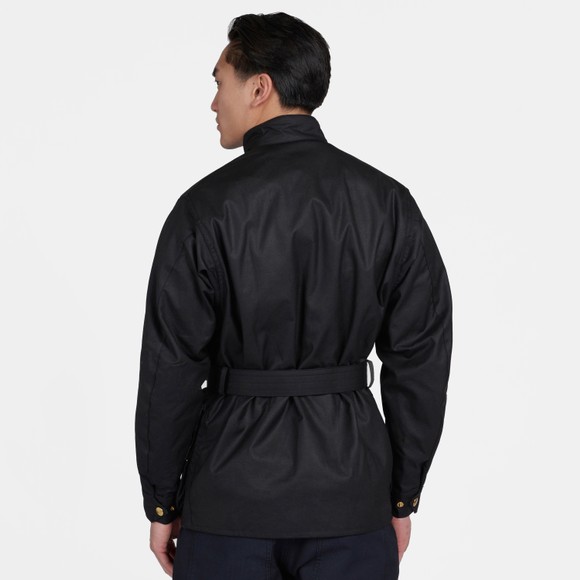 Barbour International Mens Black Original Wax Jacket #3