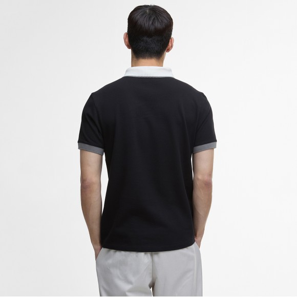 Barbour International Mens Black Howall Polo Shirt #4