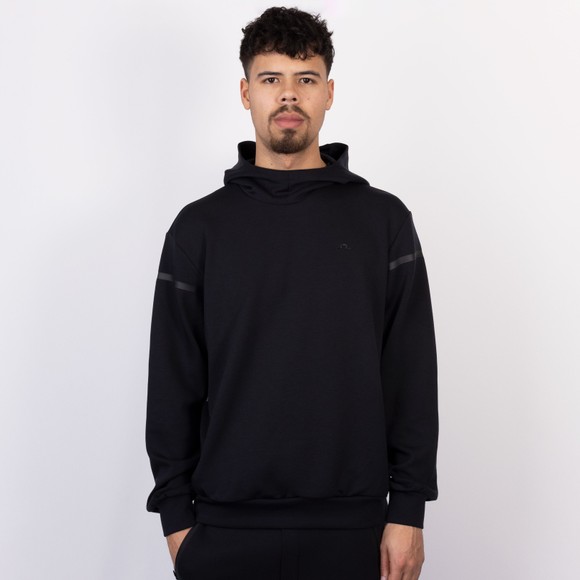 J.Lindeberg Mens Black Icon Back Detail Hoodie #3