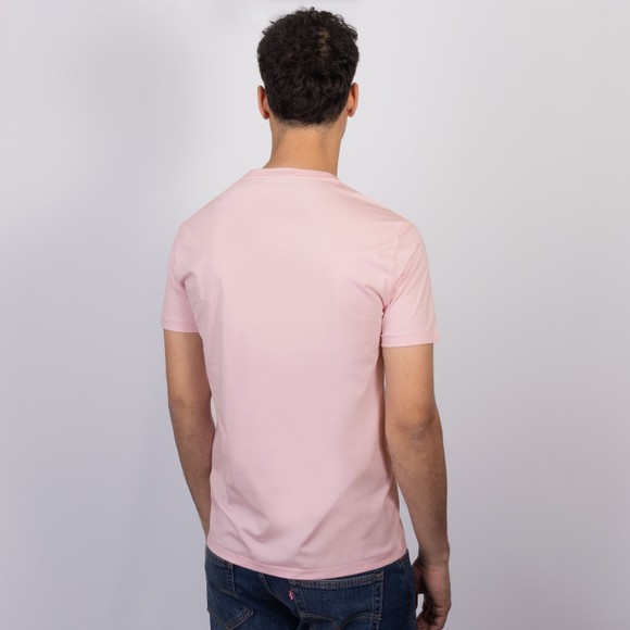 Polo Ralph Lauren Mens Pink Custom Slim Fit T-Shirt #4