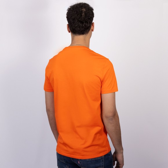 Polo Ralph Lauren Mens Orange Custom Slim Fit T-Shirt #4