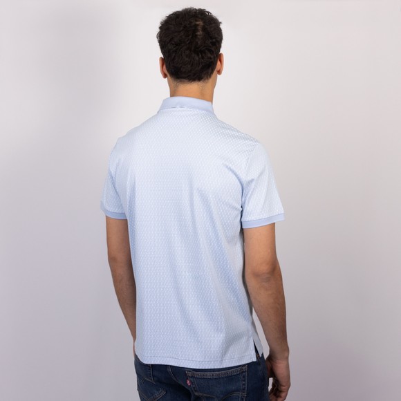 Polo Ralph Lauren Mens Blue Mini Mallets Pima Polo Shirt #4