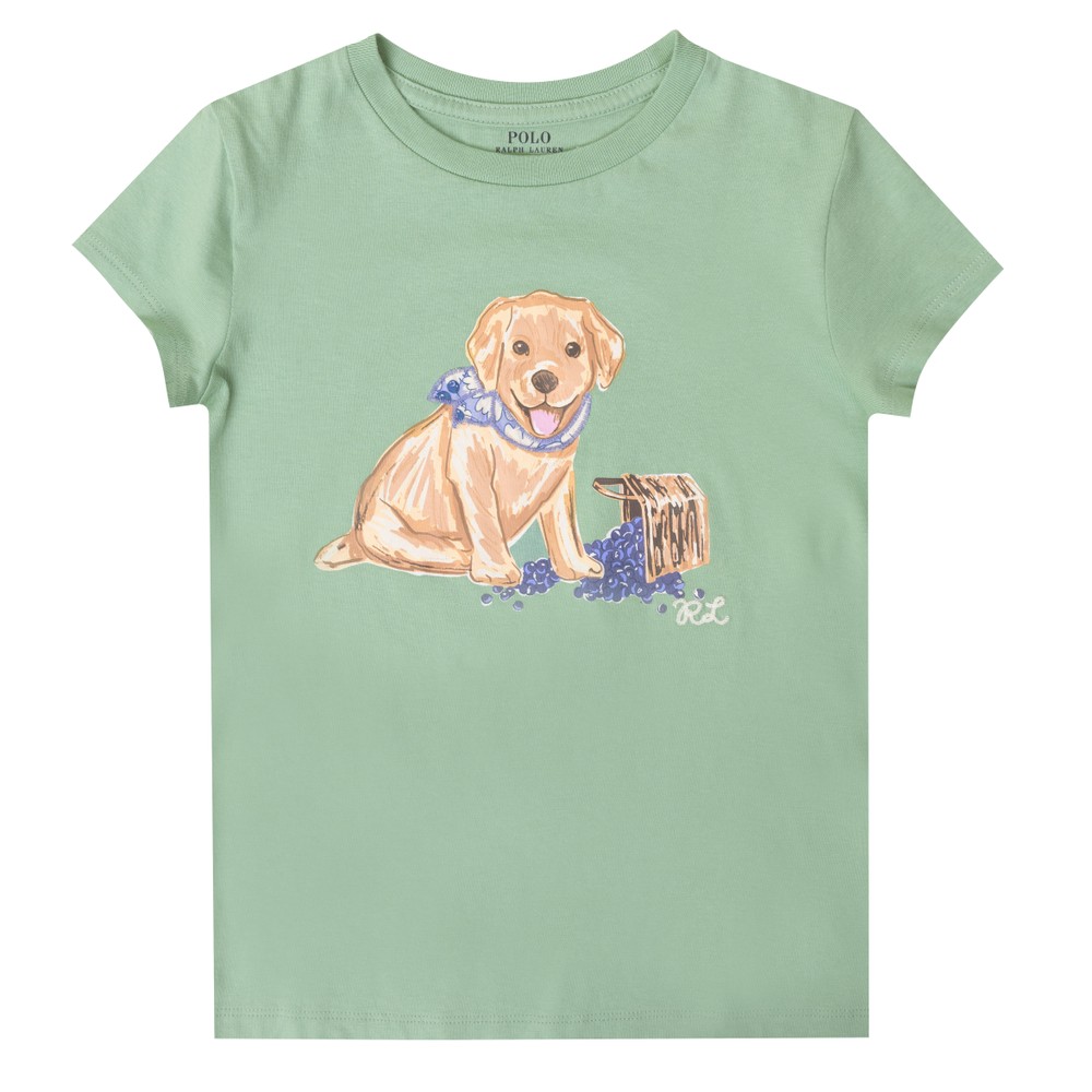 Dog Print- Cotton Jersey T-Shirt