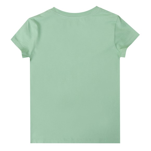 Polo Ralph Lauren Girls Green Dog Print- Cotton Jersey T-Shirt #3