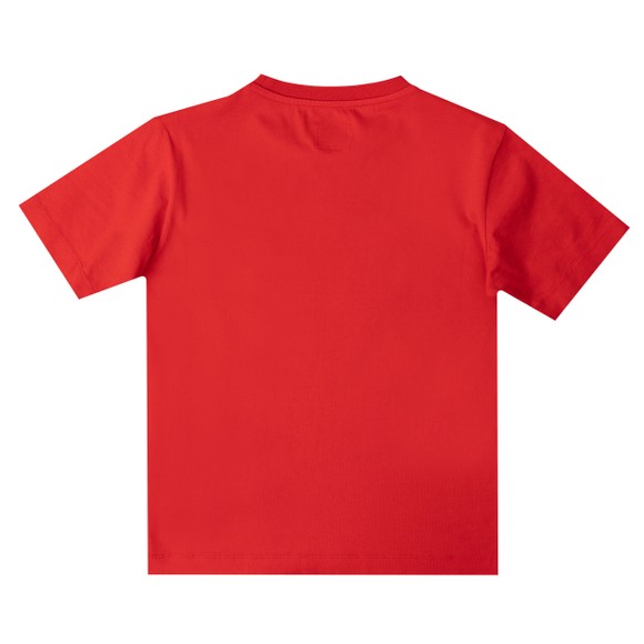 C.P. Company Undersixteen Boys Red Stamp Logo T Shirt #3