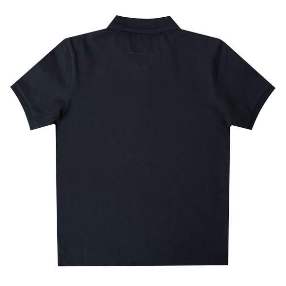 C.P. Company Undersixteen Boys Blue Square Logo Polo Shirt #3