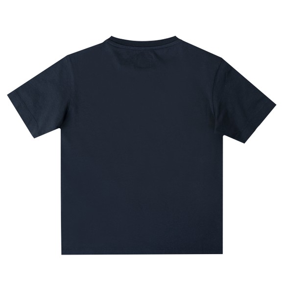C.P. Company Undersixteen Boys Blue Stamp Logo T Shirt #3