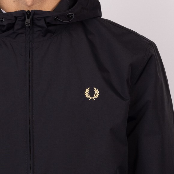 Fred Perry Mens Black Hooded Brentham Jacket #3