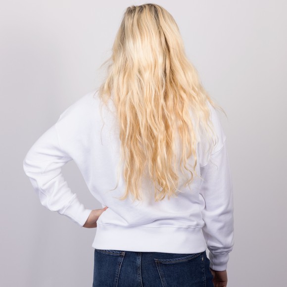 Polo Ralph Lauren Womens White Lightweight Fleece Quarter Zip Sweatshirt #3