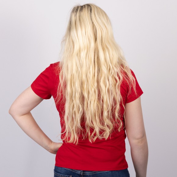 Polo Ralph Lauren Womens Red Basic Crew T Shirt #4