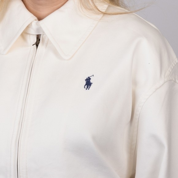 Polo Ralph Lauren Womens Off-White Double-Faced Cotton Jacket #3