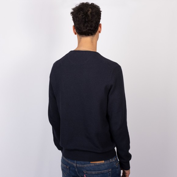 Polo Ralph Lauren Mens Blue Waffle Crew Neck Sweatshirt #4